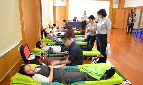 Hội Công đức Từ tế PG Indonesia tổ chức hiến máu nhân đạo