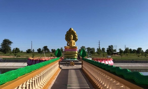 Ngôi chùa PG Campuchia tại Hoa Kỳ tổ chức lễ khánh thành tượng Phật 