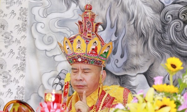 Tiền Giang: Lễ cầu siêu cho hương linh tai nạn lao động tại chùa Linh Phong