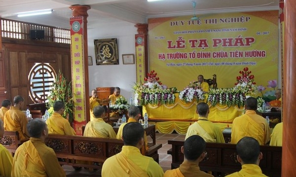 Nam Định: Lễ Tạ pháp trường hạ chùa Tiên Hương