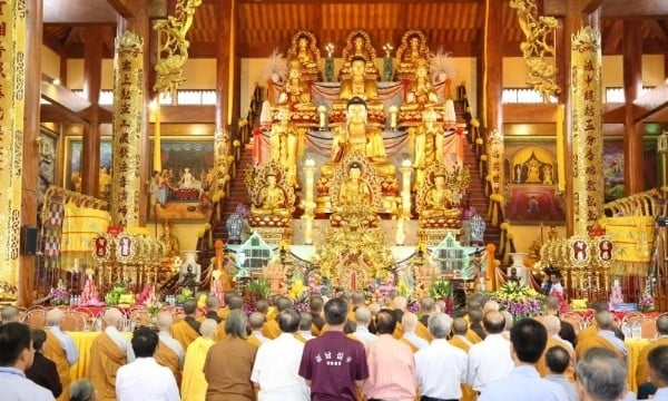 Quảng Ninh: Lễ giỗ Tổ Tuệ Bích Phổ Giác lần thứ 259 tại chùa Ba Vàng 