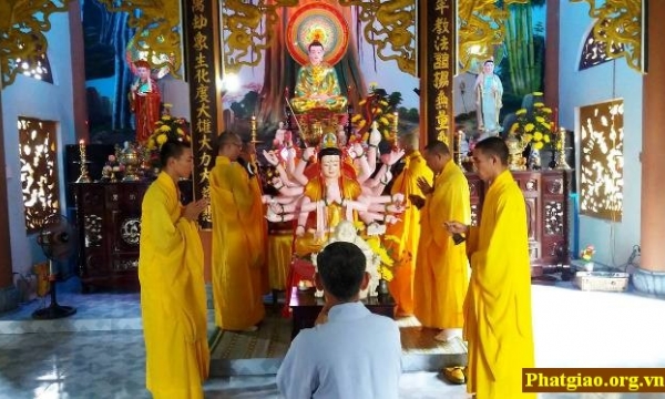 Quảng Nam: Lễ nhập tự chùa Trà Long