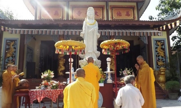 Quảng Nam: An vị tôn tượng Quán Thế Âm tại chùa Đại An