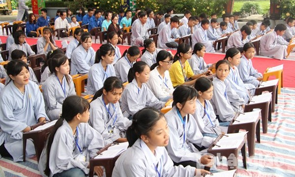 Thái Bình: Khóa tu “Nhớ về cội nguồn” tại chùa Phú Xuân