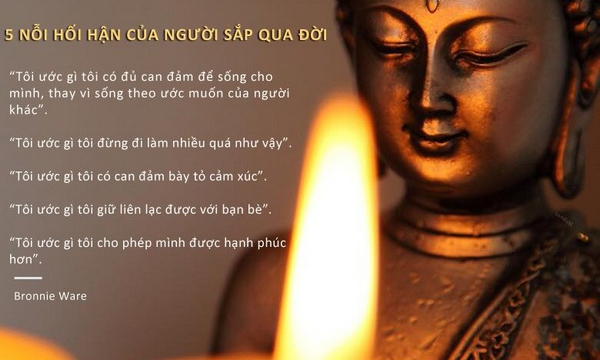 5 nỗi hối hận của người sắp qua đời