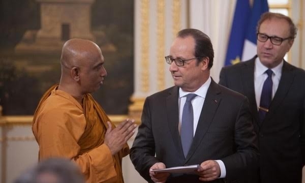 Phật giáo và Tổng thống Pháp chia sẻ về vấn đề biến đổi khí hậu