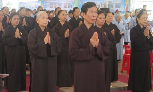 Thái Bình: Pháp hội Trung Phong Tam Thời Hệ Niệm tại chùa Từ Xuyên