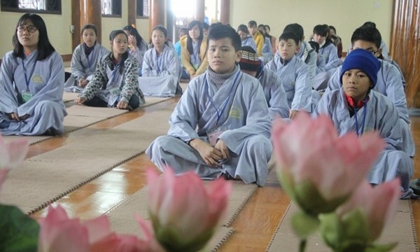Thái Bình: Khóa tu tất niên tại chùa Từ Xuyên