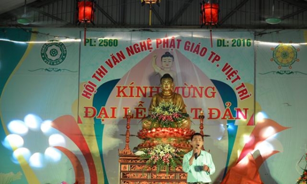 Phú Thọ: Văn nghệ chào mừng Phật Đản 2560