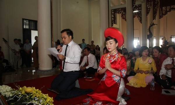 Nam Định, Thái Bình: Hai đôi bạn trẻ làm lễ hằng thuận