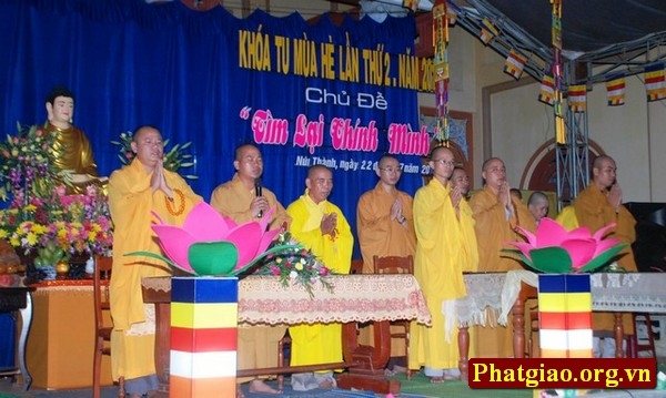 Quảng Nam: Khai mạc khóa tu mùa hè lần 2 tại chùa Hòa Mỹ