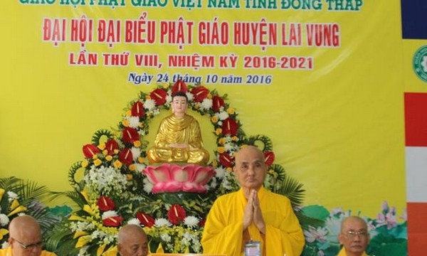 Đồng Tháp: Đại hội, suy cử Trưởng BTS Phật giáo huyện Lai Vung