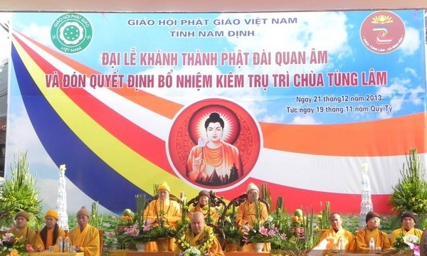 Nam Định: Bổ nhiệm trụ trì chùa Tùng Lâm