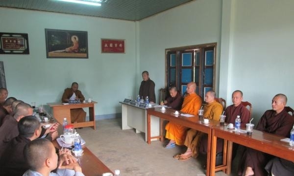 Đăk Nông: Ban Trị Sự GHPGVN tỉnh họp triển khai Phật Đản PL 2557