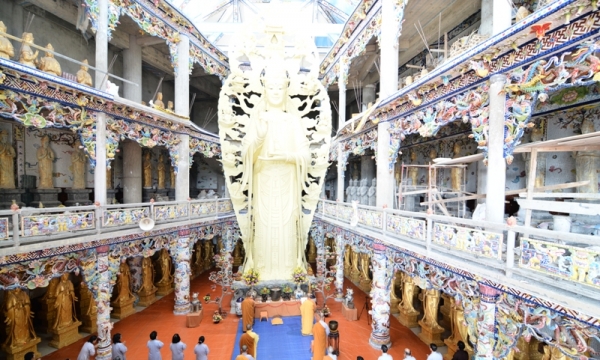 Lâm Đồng: Trang nghiêm Lễ Vía Quán Thế Âm Bồ tát tại chùa Linh Phước 