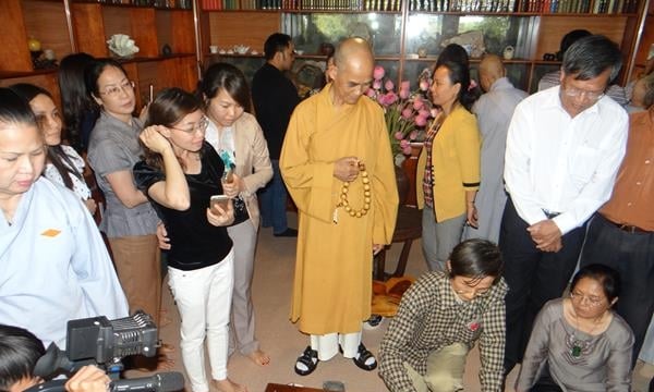 Lâm Đồng: Vĩnh Minh tự viện khai mạc phòng thư pháp Bát Nhã Tâm Kinh 