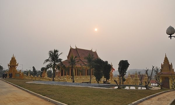 Chùa Khmer ở Hà Nội một chiều vàng thanh tịnh