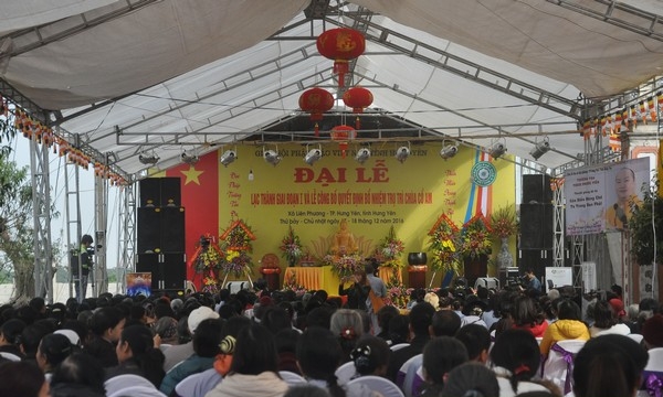 Hưng Yên: Hàng nghìn người dự Lễ Lạc thành tại chùa Cổ Am