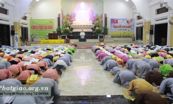 Nghệ An: Chùa Viên Quang tổ chức khóa Tĩnh tu và nghe giảng pháp
