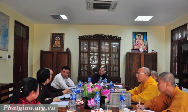 Hà Nội: Phân viện NCPHVN tại Hà Nội họp triển khai các công tác phật sự
