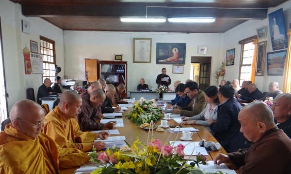 Hội nghị tổng kết Phật sự 2018 tại Lâm Đồng