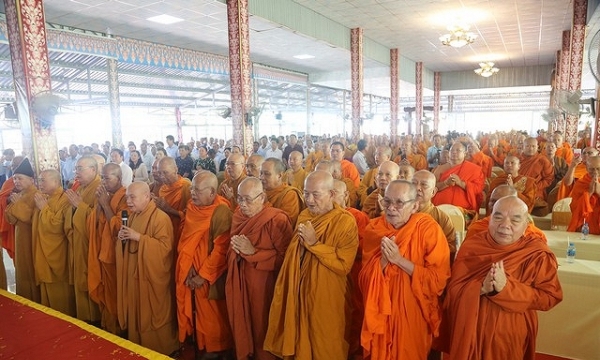 Khánh thành khu hiệu bộ Học viện Phật giáo Nam Tông Khmer
