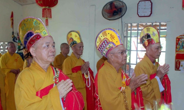 Hoàn mãn pháp hội Dược Sư Thất Châu tại chùa Ân Thọ