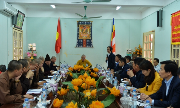 Giáo hội Phật giáo Việt Nam làm việc với Ban Trị sự GHPGVN tỉnh Quảng Ninh