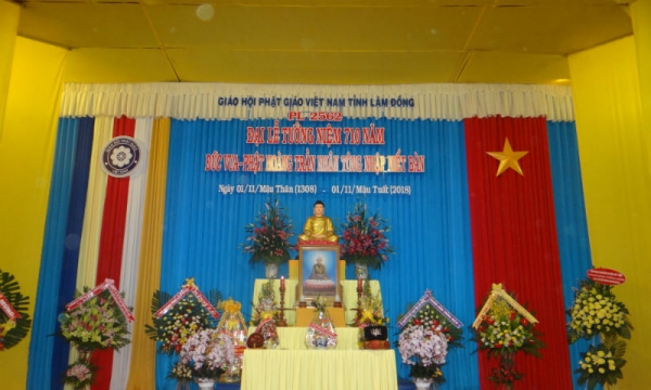 Giáo hội PGVN tỉnh Lâm Đồng tưởng niệm Đức Phật Hoàng Trần Nhân Tông