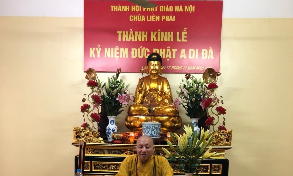 Chùa Liên Phái long trọng tổ chức lễ kỷ niệm ngày vía Phật A Di Đà