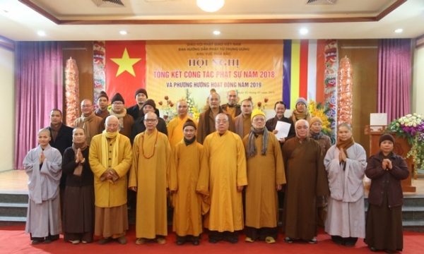Hội nghị tổng kết công tác Phật sự và phương hướng 2019 của Ban HDPT T.Ư KV phía Bắc