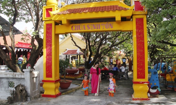 Đầu xuân mới vãn cảnh chùa Sinh Tồn trên quần đảo Trường Sa