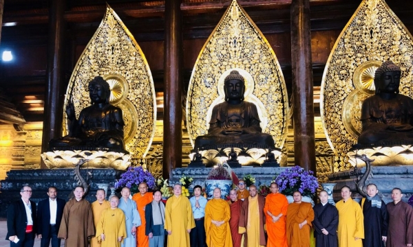 UBPG quốc tế kiểm tra tiến độ xây dựng chùa Tam Chúc để chuẩn bị cho Đại lễ Vesak 2019