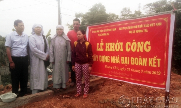 Khởi công xây nhà Đại đoàn kết cho hộ nghèo tại Hương Trà, Huế