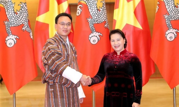 Lãnh đạo Đảng, Nhà nước đón, hội đàm và tiếp Chủ tịch Hội đồng Quốc gia Vương quốc Bhutan