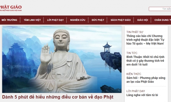 Phatgiao.org.vn - kênh truyền thông Phật giáo online dẫn đầu Việt Nam