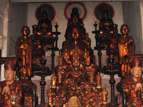 Cách bài trí tượng chư Phật, chư Bồ tát ở các chùa Việt