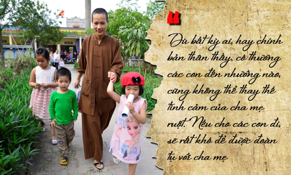 Tấm lòng của sư thầy nuôi 6 trẻ bị bỏ rơi ở Hà Nội