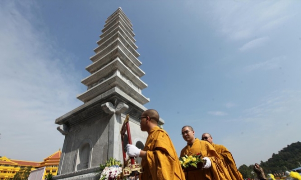 Lễ khánh thành và an vị Bảo tháp Viên Quang tại Học viện Phật giáo Việt Nam tại Hà Nội