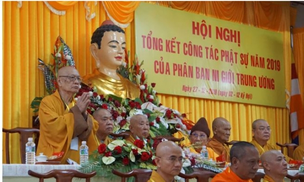 Phân Ban Ni giới Trung ương: Tổng kết công tác Phật sự năm 2019