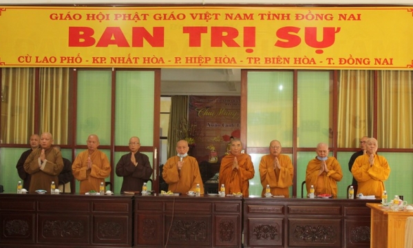 Phật giáo tỉnh Đồng Nai họp giao ban đầu năm 2020