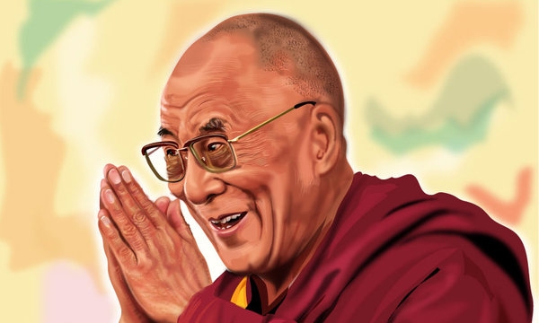 Đức Dalai Lama đứng đầu danh sách nhân vật có ảnh hưởng tinh thần