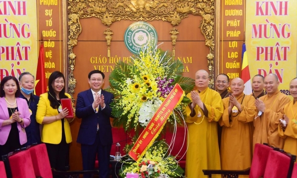 Bí thư Thành ủy Hà Nội chúc mừng Đại lễ Phật đản 2020 – Phật lịch 2564