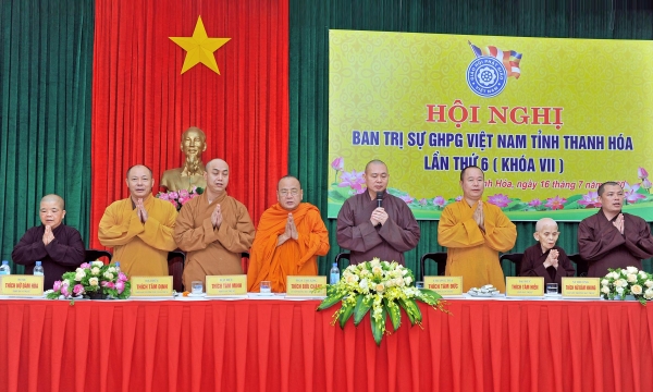Hội nghị lần Ban Trị sự GHPGVN tỉnh Thanh Hóa lần thứ 6