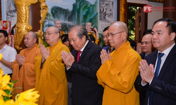 Bản tin Phật sự ngày 15/12/2019:  Phó Thủ tướng Thường trực Trương Hòa Bình thăm Ban điều phối GHPGVN tại Lào