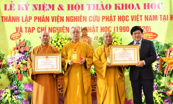 Lễ kỷ niệm 30 năm thành lập Phân viện Nghiên cứu Phật học Việt Nam tại Hà Nội