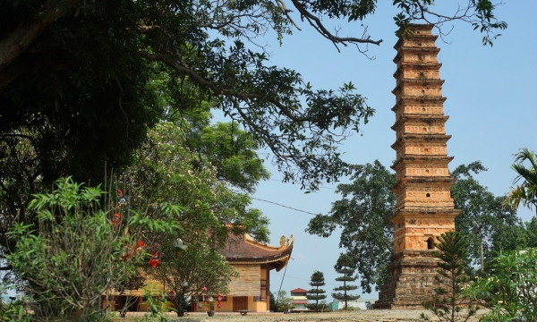 Chùm ảnh: Tháp Bình Sơn – báu vật kiến trúc vô giá của thời Trần