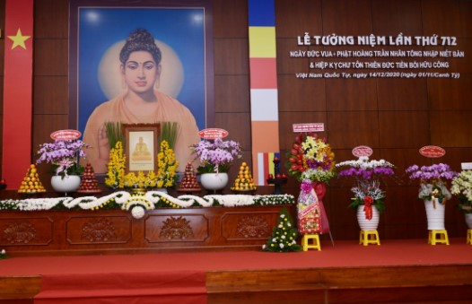 Đại lễ tưởng niệm 712 năm Đức Phật Hoàng Trần Nhân Tông nhập Niết Bàn tại TP.HCM