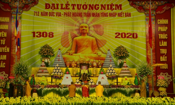Đại lễ tưởng niệm 712 năm Phật hoàng Trần Nhân Tông nhập Niết bàn tại Quảng Ninh