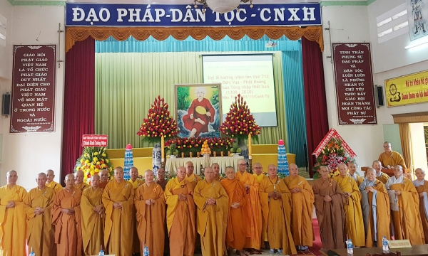 Lễ tưởng niệm 712 năm Phật Hoàng Trần Nhân Tông nhập Niết bàn tại Tiền Giang
